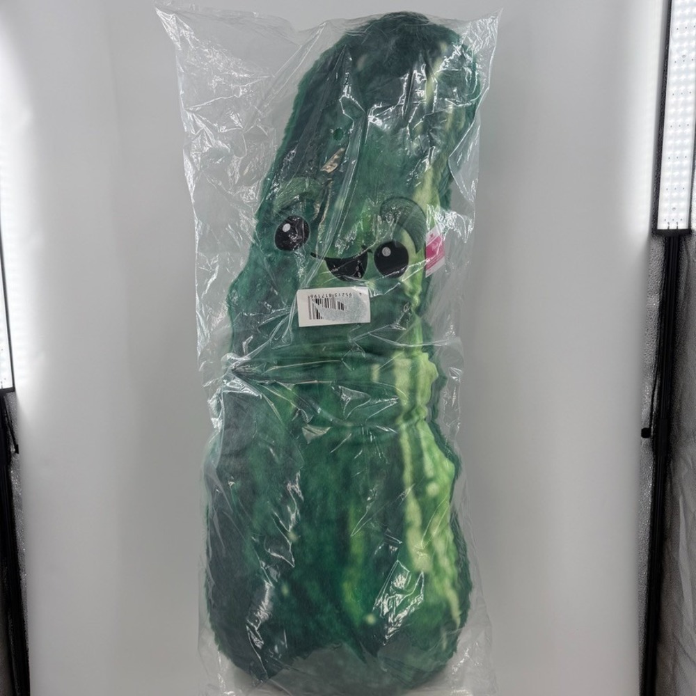 Walmart Jumbo Pickle Plush Viral Funny Gift Oversized Stuffed Way to Celebrate